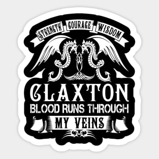 CLAXTON Sticker